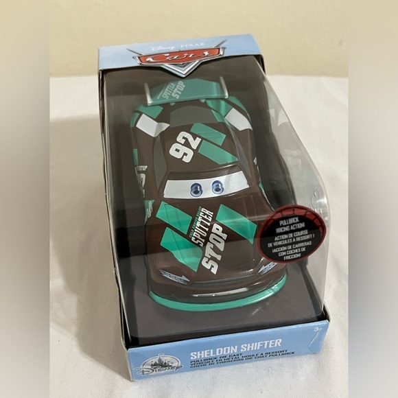 Disney Cars Pullback DieCast Sheldon Shifter - Picture 1 of 4